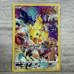 Pokemon Pikachu TCG Card Crown Zenith 160/159 Holo Secret Rare Lightly Played - Image 1
