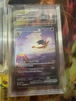 Pokemon TCG 151 Charizard EX Special Illustration Rare Card 199/165 - Image 1