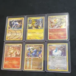 Pokemon TCG 6-Card Holo Lot Arceus AR8 Raikou HGSS19 Lucario 2009 English - Image 1