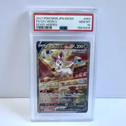PSA 10 Sylveon V 083/069 - Eevee Heroes Japanese - Graded Pokemon Card - Image 1