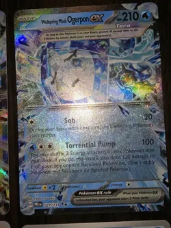 8 Different Ogrepon Pokemon Cards NM Including 3 EX Cards - Image 2