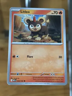 Litleo - 023/132 - Common - Mega Evolutions Pokemon Card - Image 1