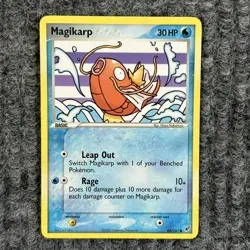 Vintage Pokemon Deoxys Magikarp 64/107 Water Type Trading Card - Image 1