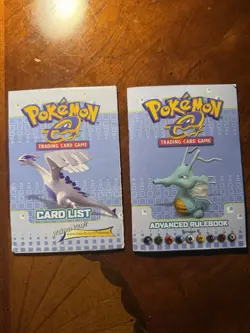 Aquapolis Card List Theme Deck Insert Pokemon E WOTC - Image 1