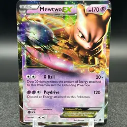 Mewtwo EX 54/113 Ultra Rare BW Legendary Treasures Pokemon Card - Image 1
