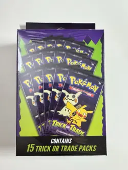 Pokemon Trick or Trade Booster Pack box - 15 Packs 2025 NEW - Image 1
