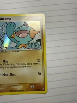 Pokemon Card Marshtomp 38/100 EX Crystal Guardians Reverse Holo Stamped NM - Image 3