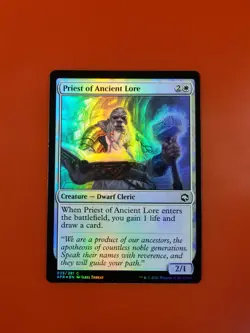 1x Priest of Ancient Lore | FOIL | Forgotten Realms | MTG Magic Cards - Image 3
