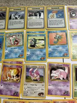 Pokemon TCG Gym Heroes 53-Card Lot Trainers & Pokemon English Unlimited 2000 - Image 4