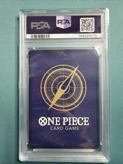 2025 One Piece OP11 Gum-Gum Red Hawk #114 PSA 10 Alternate Art Event - Image 2