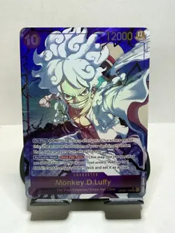 Monkey D. Luffy ( SEC ) Alt Art Premium Booster Foil EN One Piece (OP05-119) - Image 1