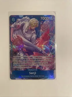 One Piece TCG Sanji OP11-051 a Fist of Divine Speed Foil Alternate Art SR - Image 1