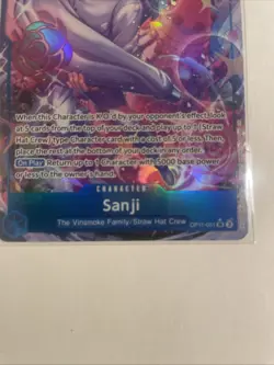 One Piece TCG Sanji OP11-051 a Fist of Divine Speed Foil Alternate Art SR - Image 2