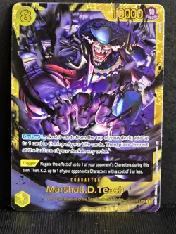 Marshall.D.Teach (119) OP16-119 The Time of Battle Foil One Piece Sec🔥FREE SHIP - Image 2