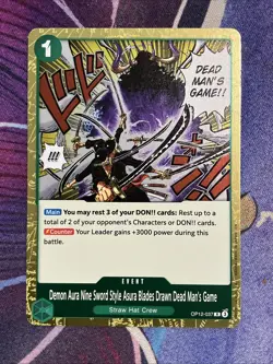 One Piece Legacy of the Master: Demon Aura Nine Sword Style Asura... (OP12-037) - Image 3