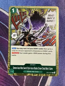One Piece Legacy of the Master: Demon Aura Nine Sword Style Asura... (OP12-037) - Image 5