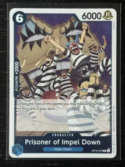 The Time of Battle #OP16-042 R Prisoner of Impel Down One Piece - Image 1