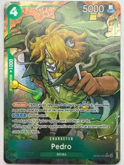 Pedro (Parallel) R OP08-030 - Two Legends - One Piece TCG - Image 1