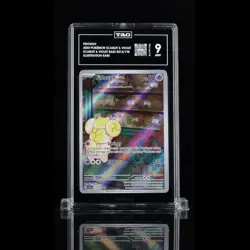 TAG 9.0 MINT Fidough 2023 Pokemon Pokemon Scarlet & Violet #213 - Image 1