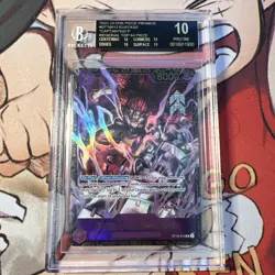 2024 One Piece Promo Eustass Captain Kid Regional Top 64 Prize BGS 10 black - Image 1