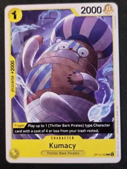 Kumacy OP14-102 The Azure Sea's Seven Common NM One Piece TCG - Image 1