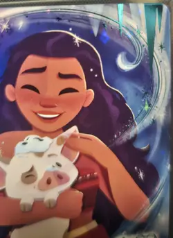 Disney Lorcana Moana - Curious Explorer 242/204 Foil English 4/4 - Image 2
