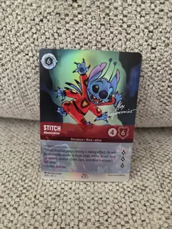 Stitch Abomination (Alternate Art) 21/P1 D100 Foil Promo NM Disney Lorcana - Image 1