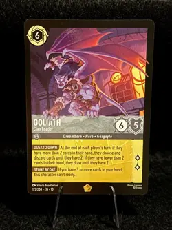 Disney Lorcana- Goliath - Clan Leader 173/204 Whispers in the Well Regular NM!!! - Image 1