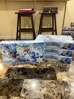4x SEALED Disney Lorcana Winterspell Booster Boxes Case - Image 1
