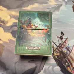 Robin Hood Deck Box, Tinker Bell Lorcana Mat, Green BCW Game Mat - Lorcana Lot - Image 2