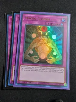Yugioh - 3x Macro Cosmos BLMR-EN100 1st Ultra Rare NM - Image 1