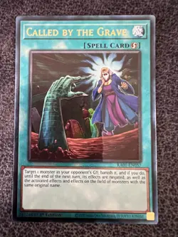 Yugioh Called by the Grave RA01-EN057 Ultimate Rare 1st Edition NM - Image 1