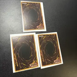 Yu-Gi-Oh Playset 3x Black Chaos CORI-EN001 Secret Rare NM 1st Edition - Image 5