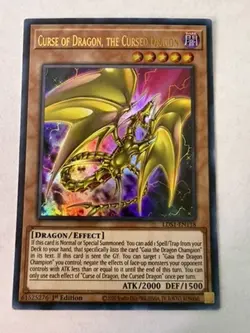 Yugioh - Curse of Dragon, the Cursed Dragon - Ultra - 1st - LDS1-EN118 - NM - Image 1