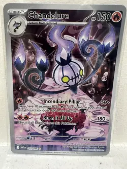 Pokemon TCG - Chandelure - 103/086 - Illustration Rare SV White Flare PACK FRESH - Image 1