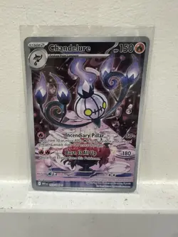 Pokemon TCG - Chandelure - 103/086 - Illustration Rare SV White Flare PACK FRESH - Image 2