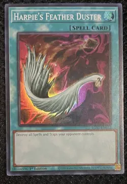 Yugioh - Harpie's Feather Duster (Super Rare) (1st Edition) - EGS1-EN022 (P) - Image 1