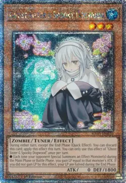 Yugioh! MP Ghost Sister & Spooky Dogwood - RA03-EN020 - Quarter Century Secret R - Image 1