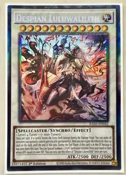 Despian Luluwalilith 1st Edition Collector's Rare RA05-EN042 Yu-Gi-Oh! - Image 1