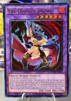 Yugioh! The Duke of Demise - MZTM-EN033 - Ultra Rare - 1st Edition Gem Mint - Image 1