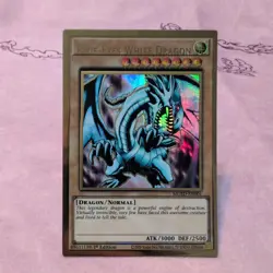 MISPRINT Blue Eyes White Dragon 1st Ed MGED-EN001 SHIFT ERROR - Image 1