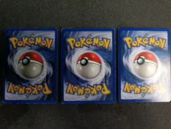 x3 Bulbasaur Base Set 44/102 Regular Unlimited Common Pokemon TCG - Image 2