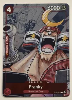 Franky ST01-010 C One Piece 25th Anniversary Promo Card Alternate Art Manga LP - Image 1