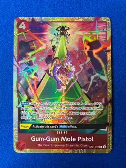 One Piece CCG - Gum-Gum Mole Pistol ST21-017 (Premium Bandai Alternate Art) - Image 1