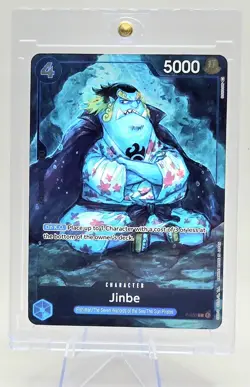 One Piece CCG Jinbe P-030 Japanese Foil Championship 2023 Promo - Image 1