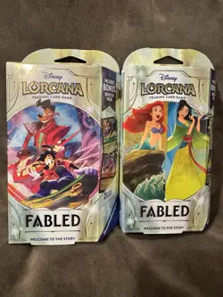 FACTORY SEALED Fabled Starter Decks (SET OF 2) Ravensburger Disney Lorcana - Image 1