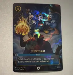 Disney Lorcana Spooky Sight 237/204 Rare Foil Amethyst EN - Image 1