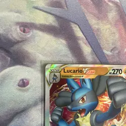 Pokemon TCG Lucario VSTAR SWSH214 Black Star Promo Holo - Image 3
