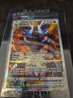 Lucario VStar SEALED Promo - Pokemon TCG - SWSH291 NM - GradableU - Image 2