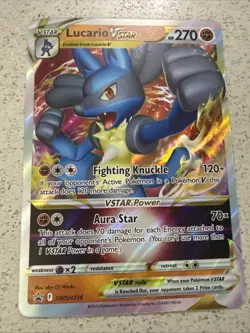 Lucario VSTAR SWSH214 Pokemon TCG Jumbo NM - Image 1